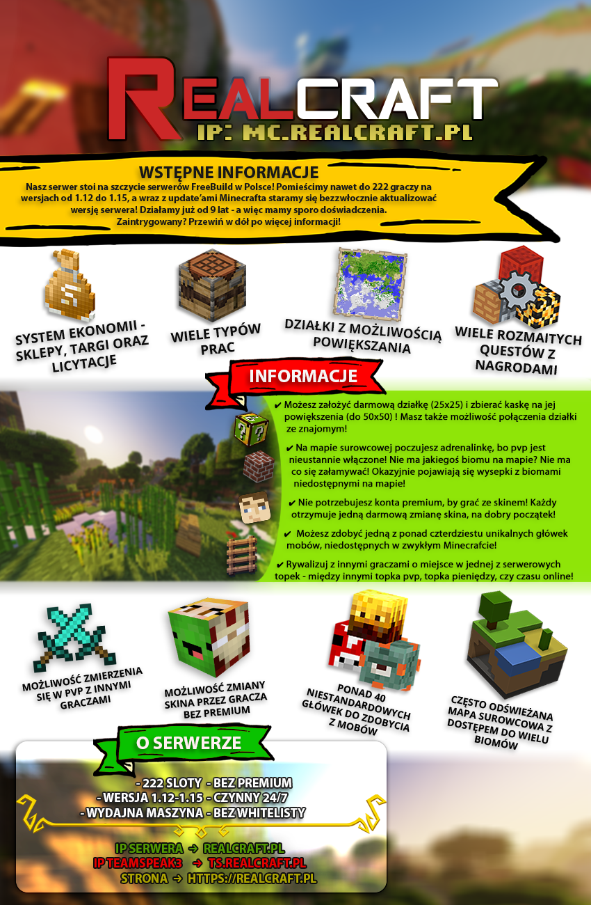 IP: RealCraft.PL